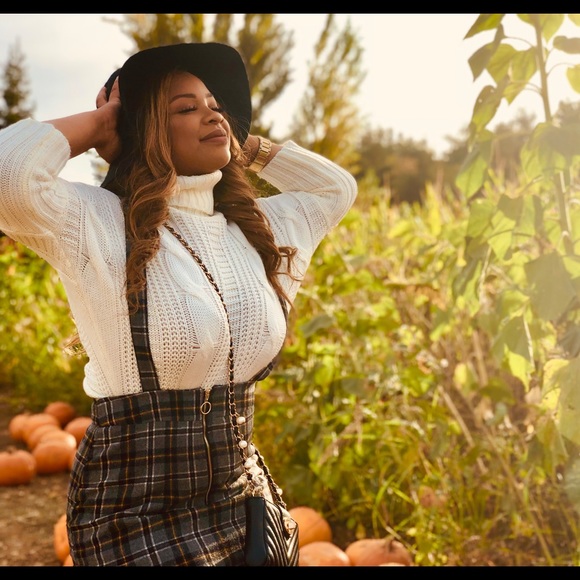 Plaid overall skirt F21 - Picture 1 of 1